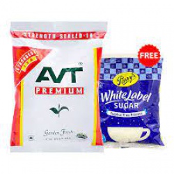 AVT PREMIUM DUST TEA (POUCH)-500gm (500gm FREE PARRYS SUGAR ) 