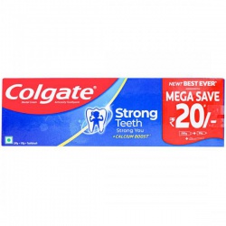 Colgate Strong Teeth Dental Cream Toothpaste with Toothbrush 300g