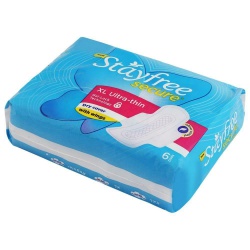 Stayfree secure XL Ultra-Thin Sanitary (Dry-6 pads)
