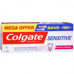 Colgate Sensitive Everyday Protection Anticavity (Mega Offer Save Rs 160) 2 x 80 g