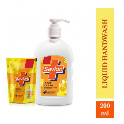 Savlon Deep Clean Germ Protection Liquid Handwash 200ml pump   175ml
