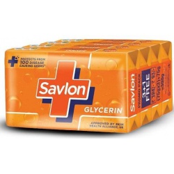 Savlon Glycerine Soap, 75g (Buy 3 Get 1 Free)