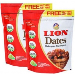 LION Qyno Seeded Dates, 500g (Buy 1 get 1 Free)