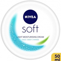 NIVEA Soft Light Moisturizer for Face, Hand & Body