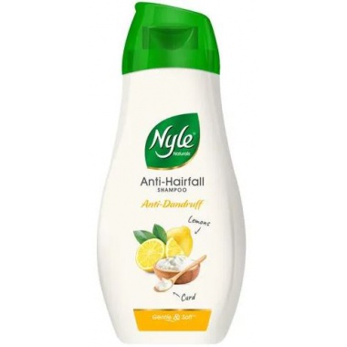 Nyle Naturals Anti Dandruff Shampoo, With Lemon And Curd