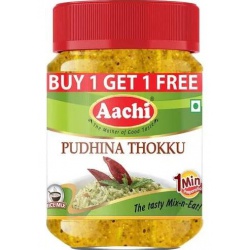 Aachi Pudhina Thokku - 200g (Buy 1 get 1)