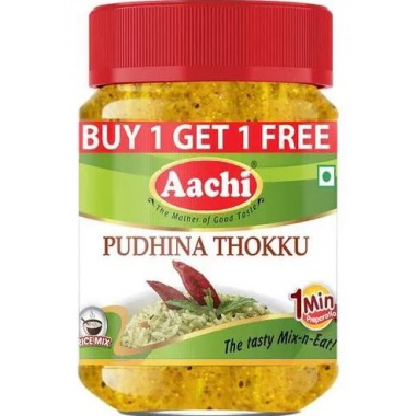 Aachi Pudhina Thokku - 200g (Buy 1 get 1)