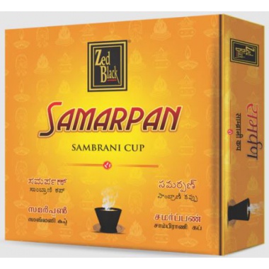 Zed Black Manthan Sambrani cups
