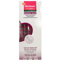 Morisons Baby Dreams Crystal Plus Plastic Feeding Bottle 250 ml